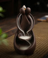 Incense Stick Holder Handmade Ceramic Smoke Incense Burner Fragrance  Backflow Waterfall Censer Creative Sticks for Yoga Meditat