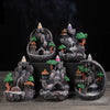 Reflux incense burner resin home indoor tea ceremony incense new retro creative reflux decoration