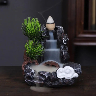 Backflow Incense Burner Resin Incense holder Decoration for home Decor Gifts Waterproof incense incense burner burner Ornaments