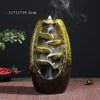 With 50Cones Home Decorations Lucky Feng Shui Ornaments Indoor Aromatherapy Waterfall Backflow Incense Burner