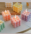 Ins Style Bubble Cube Candle Handmade Scented Candle Aromatherapy Soy Wax Candle Wedding Birthday Candles Party Home Decoration