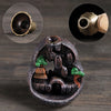 Resin Incense Burner Backflow Aromatherapy Smoke Mountain River Waterfall Home Decoration Incense Burner Rack