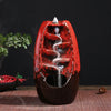 With 50Cones Home Decorations Lucky Feng Shui Ornaments Indoor Aromatherapy Waterfall Backflow Incense Burner