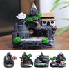 Home Backflow Incense Burner Resin Table Fragrance Backflow Aroma Buddha Censer Holder Incense Burner Halloween Teahouse Decor