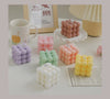 Ins Style Bubble Cube Candle Handmade Scented Candle Aromatherapy Soy Wax Candle Wedding Birthday Candles Party Home Decoration