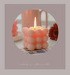 Ins Style Bubble Cube Candle Handmade Scented Candle Aromatherapy Soy Wax Candle Wedding Birthday Candles Party Home Decoration