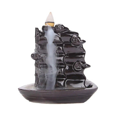 Backflow Incense Burner Unique Home Decor With Backflow Incense Cones Meditation Accessories Aromatherapy Ornament For Hotel