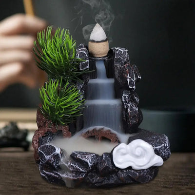 Backflow Incense Burner Resin Incense holder Decoration for home Decor Gifts Waterproof incense incense burner burner Ornaments