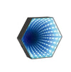 New Ambient Night Light Smart APP Control 3D Hexagonal Mirror Tunnel Lamps Music Rhythm Pickup Lights   Game Room Decoration