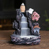 New Backflow Incense Holder Waterfall Incense Burner Home Decor Aromatherapy Ornament Incense Cones with Backflow Incense Cones